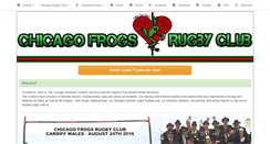 Desktop Screenshot of frogsrugby.com